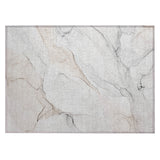 Machine Washable Indoor/ Outdoor Abstract Watercolor Chantille Rug