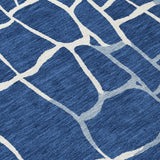 Machine Washable Indoor/ Outdoor Abstract Webby Chantille Rug
