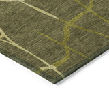 Machine Washable Indoor/ Outdoor Abstract Webby Chantille Rug