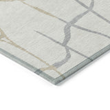 Machine Washable Indoor/ Outdoor Abstract Webby Chantille Rug
