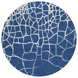 Machine Washable Indoor/ Outdoor Abstract Webby Chantille Rug