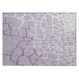 Machine Washable Indoor/ Outdoor Abstract Webby Chantille Rug