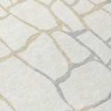 Machine Washable Indoor/ Outdoor Abstract Webby Chantille Rug