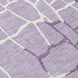 Machine Washable Indoor/ Outdoor Abstract Webby Chantille Rug