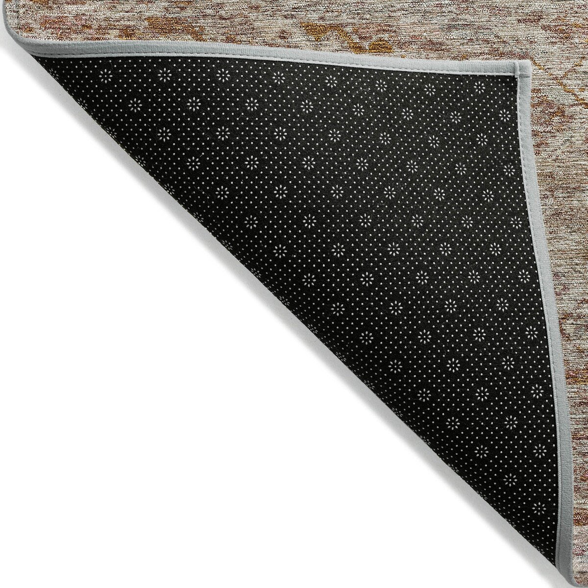 Machine Washable Indoor/ Outdoor Boho Moroccan Chantille Rug
