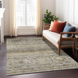 Machine Washable Indoor/ Outdoor Boho Moroccan Chantille Rug