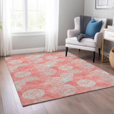 Machine Washable Indoor/ Outdoor Boho Sphere Chantille Rug