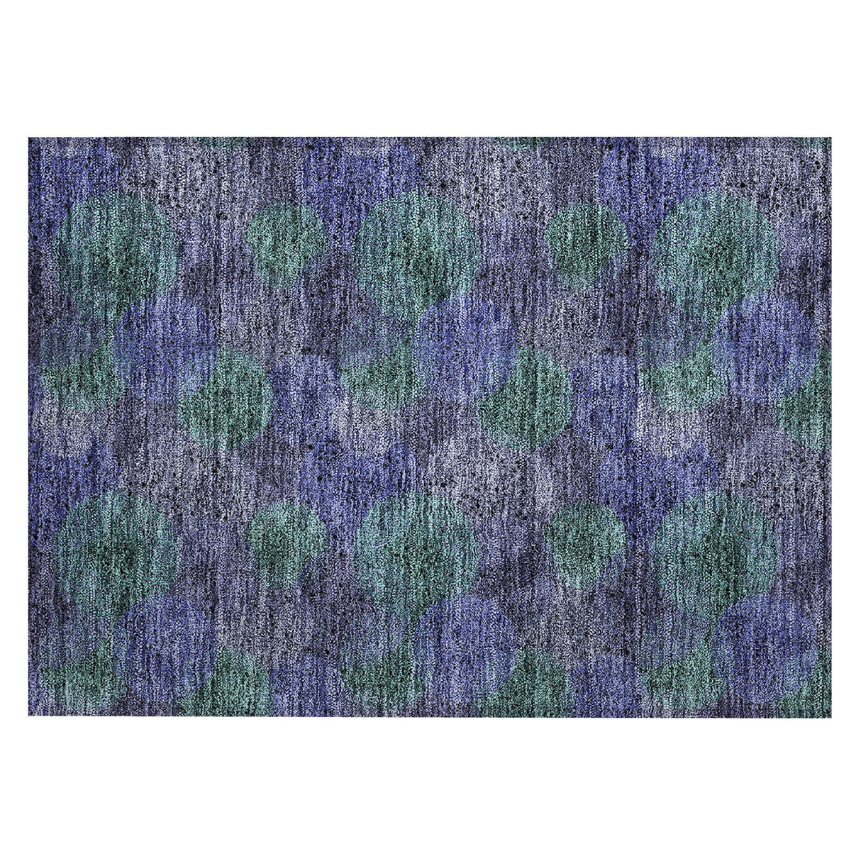 Machine Washable Indoor/ Outdoor Boho Sphere Chantille Rug
