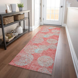 Machine Washable Indoor/ Outdoor Boho Sphere Chantille Rug
