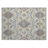 Machine Washable Indoor/ Outdoor Boho Traditional Chantille Rug