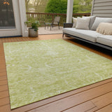 Machine Washable Indoor/ Outdoor Boho Traditional Chantille Rug