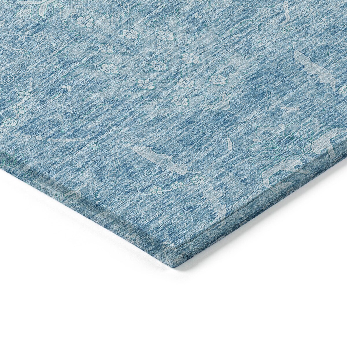 Machine Washable Indoor/ Outdoor Boho Traditional Chantille Rug