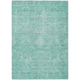 Machine Washable Indoor/ Outdoor Boho Traditional Chantille Rug