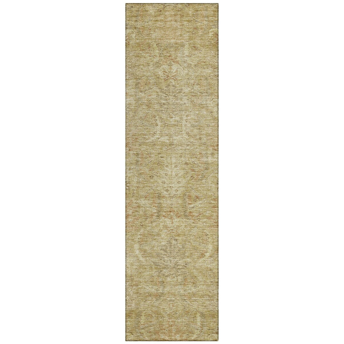 Machine Washable Indoor/ Outdoor Boho Traditional Chantille Rug