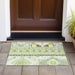 Machine Washable Indoor/ Outdoor Boho Tribal Chantille Rug