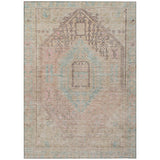 Machine Washable Indoor/ Outdoor Boho Vintage Chantille Rug