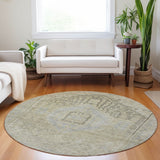 Machine Washable Indoor/ Outdoor Boho Vintage Chantille Rug