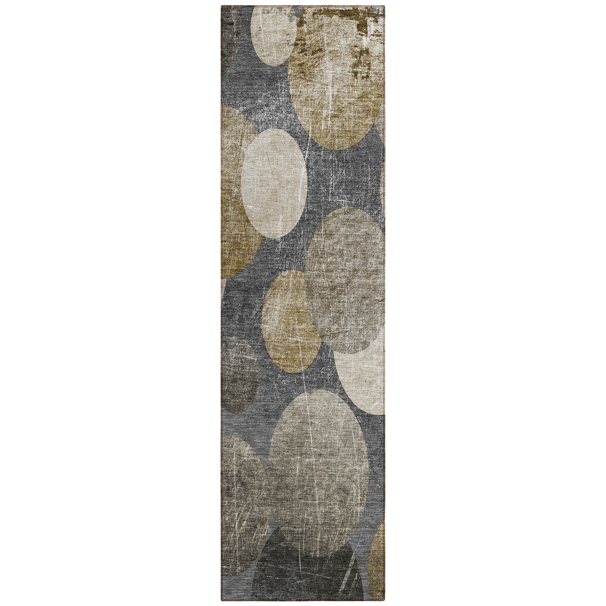 Machine Washable Indoor/ Outdoor Bubbles Chantille Rug
