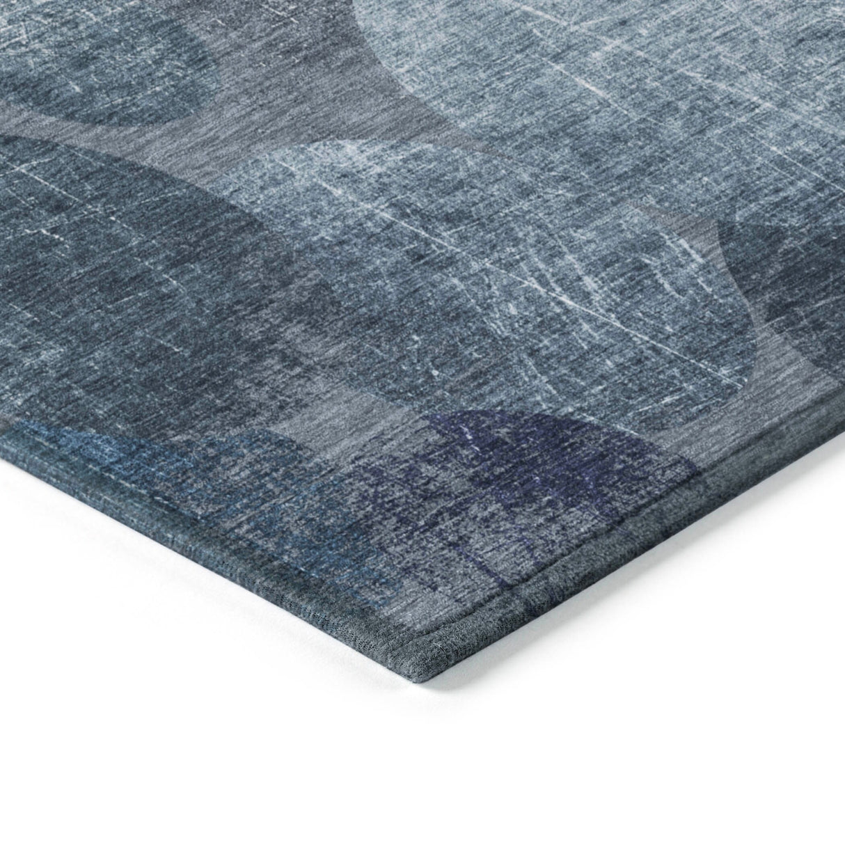 Machine Washable Indoor/ Outdoor Bubbles Chantille Rug