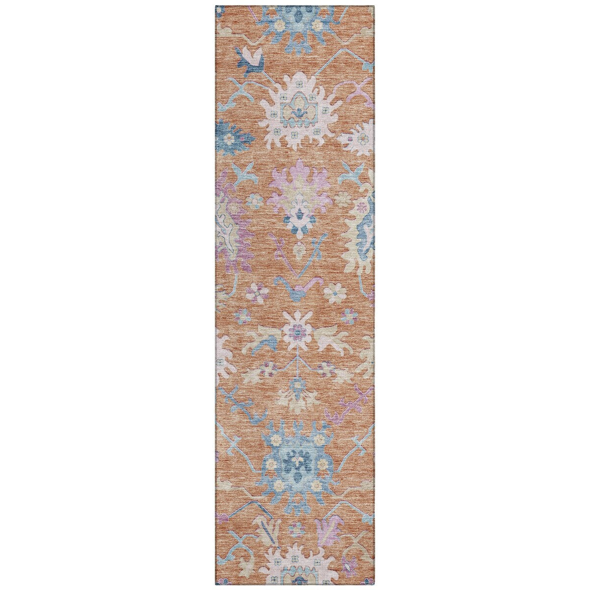 Machine Washable Indoor/ Outdoor Causal Traditional Chantille Rug