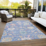 Machine Washable Indoor/ Outdoor Causal Traditional Chantille Rug