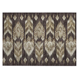 Machine Washable Indoor/ Outdoor Chantille Abstract Boho Rug