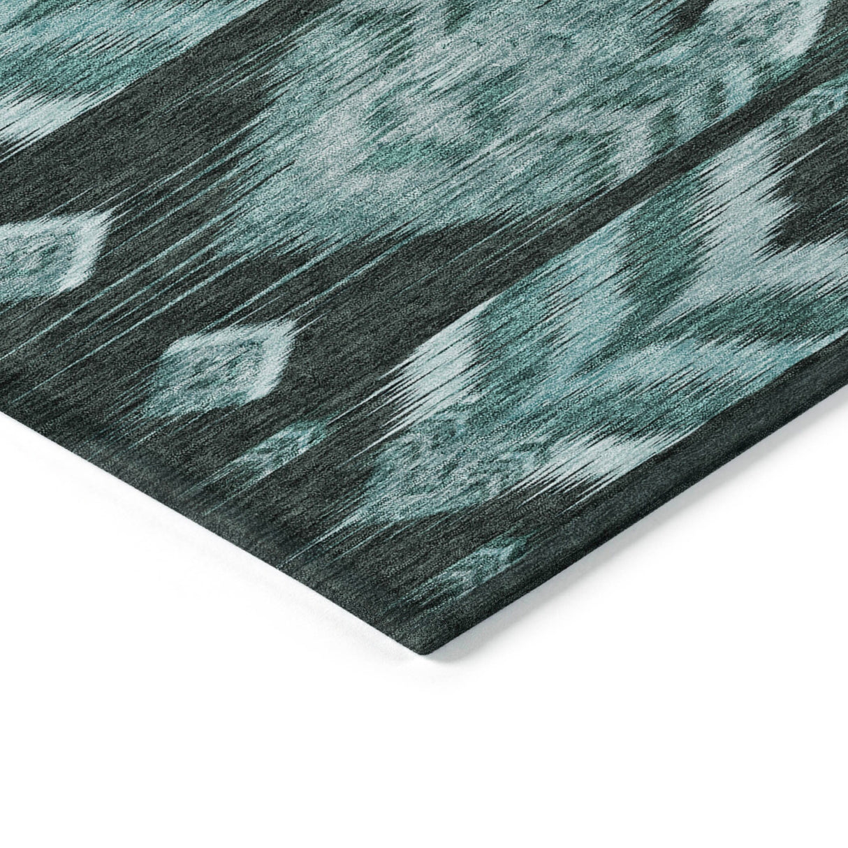 Machine Washable Indoor/ Outdoor Chantille Abstract Boho Rug