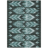 Machine Washable Indoor/ Outdoor Chantille Abstract Boho Rug