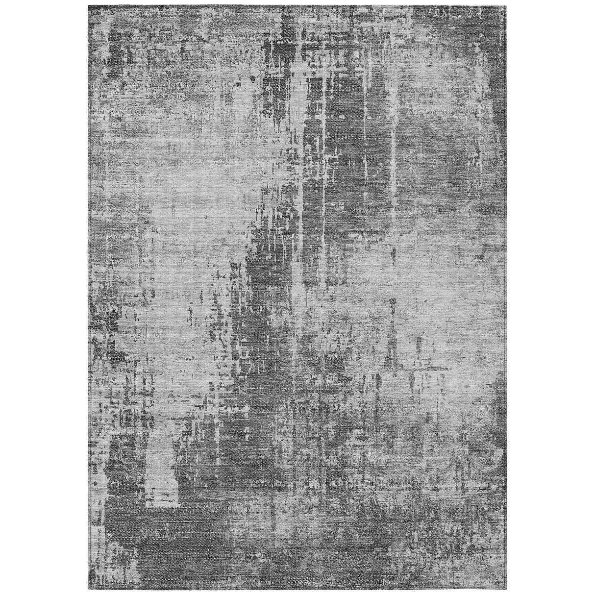 Machine Washable Indoor/ Outdoor Chantille Abstract Ombre Rug