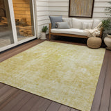 Machine Washable Indoor/ Outdoor Chantille Abstract Solid Rug
