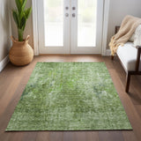Machine Washable Indoor/ Outdoor Chantille Abstract Solid Rug