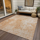 Machine Washable Indoor/ Outdoor Chantille Abstract Solid Rug