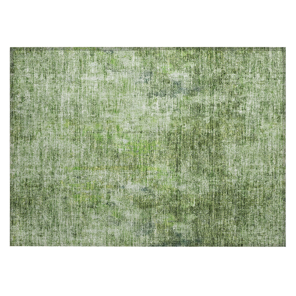 Machine Washable Indoor/ Outdoor Chantille Abstract Solid Rug