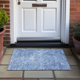 Machine Washable Indoor/ Outdoor Chantille Abstract Watercolor Rug
