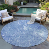 Machine Washable Indoor/ Outdoor Chantille Abstract Watercolor Rug