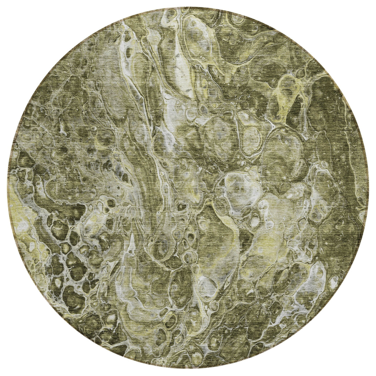 Machine Washable Indoor/ Outdoor Chantille Abstract Watercolor Rug