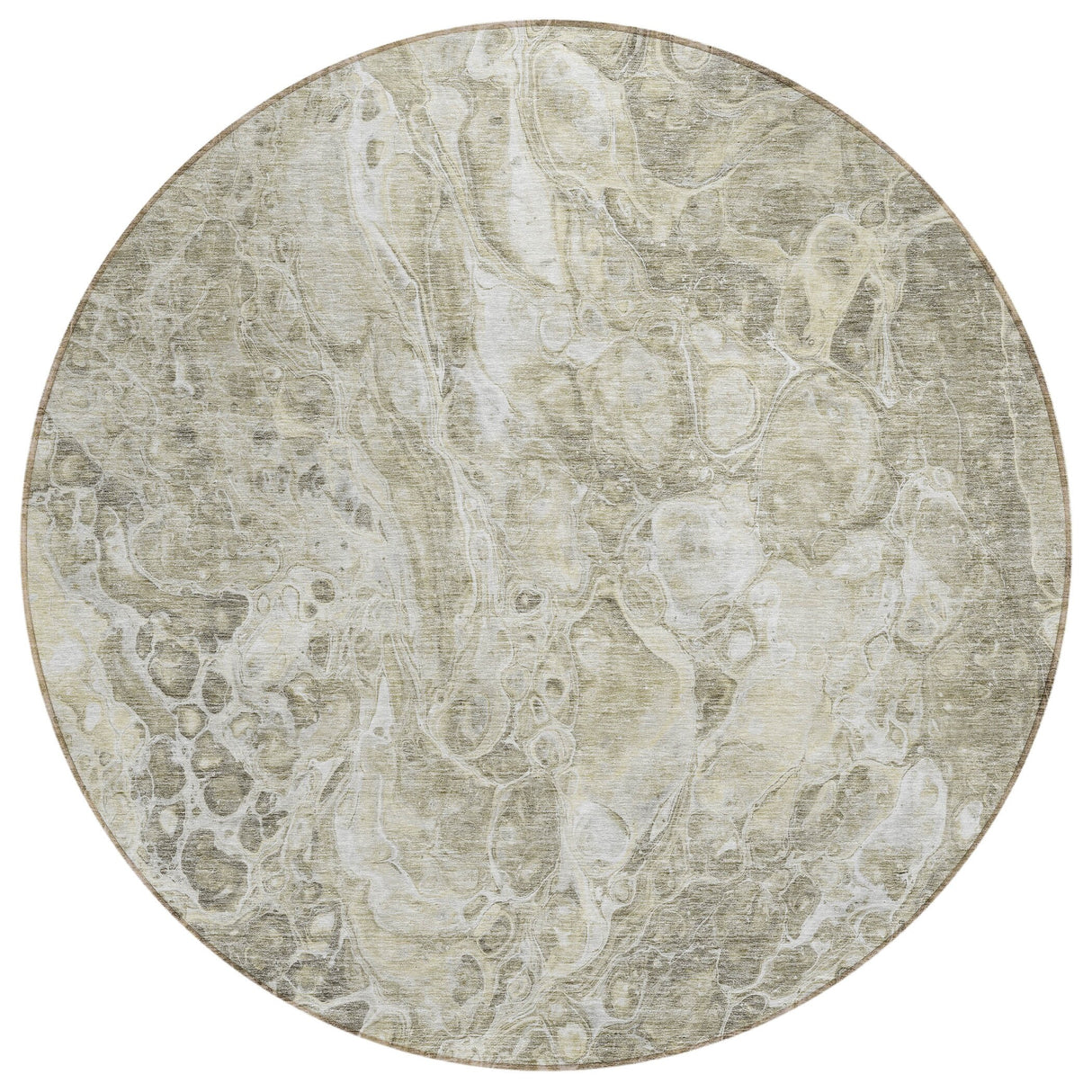 Machine Washable Indoor/ Outdoor Chantille Abstract Watercolor Rug