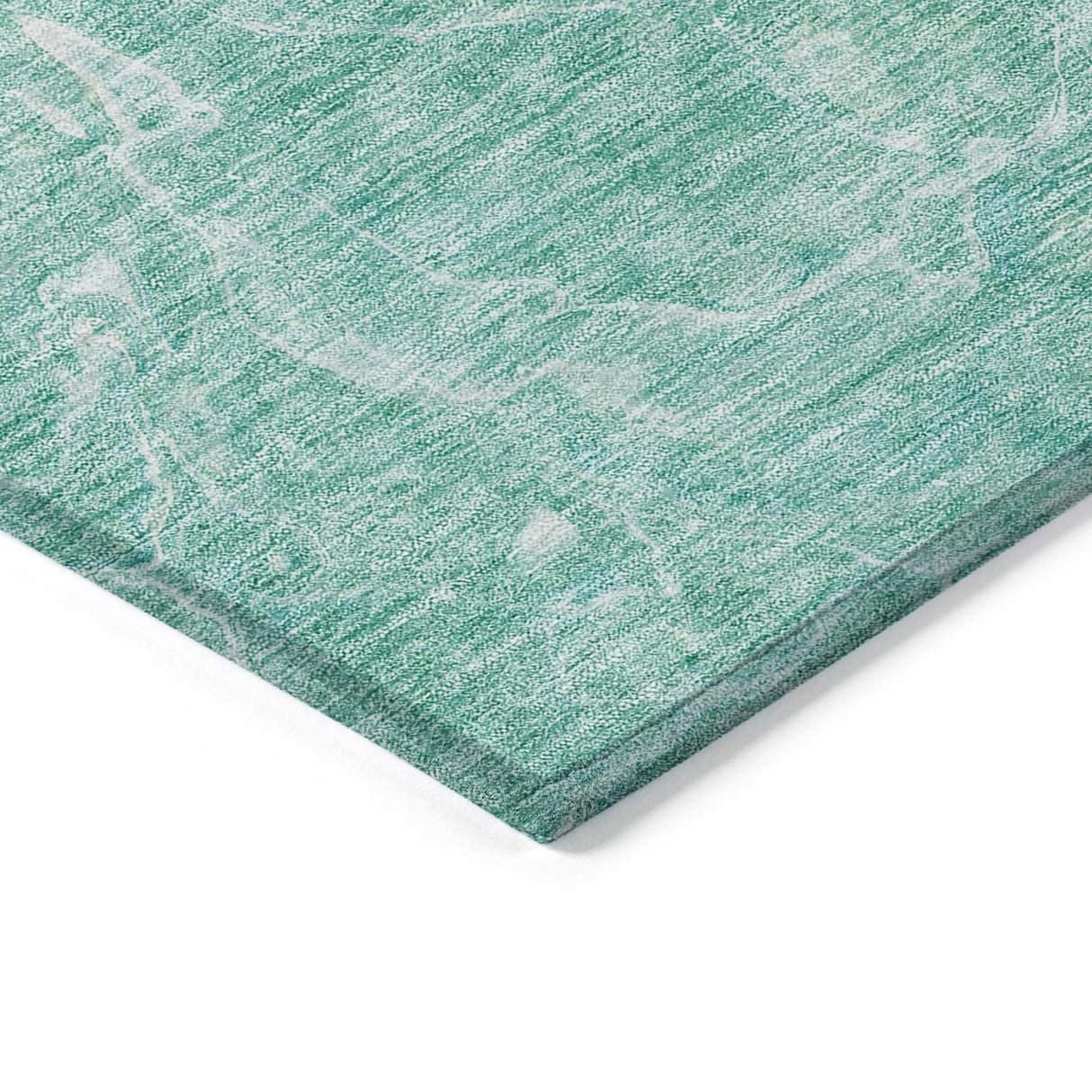 Machine Washable Indoor/ Outdoor Chantille Abstract Watercolor Rug
