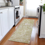 Machine Washable Indoor/ Outdoor Chantille Abstract Watercolor Rug