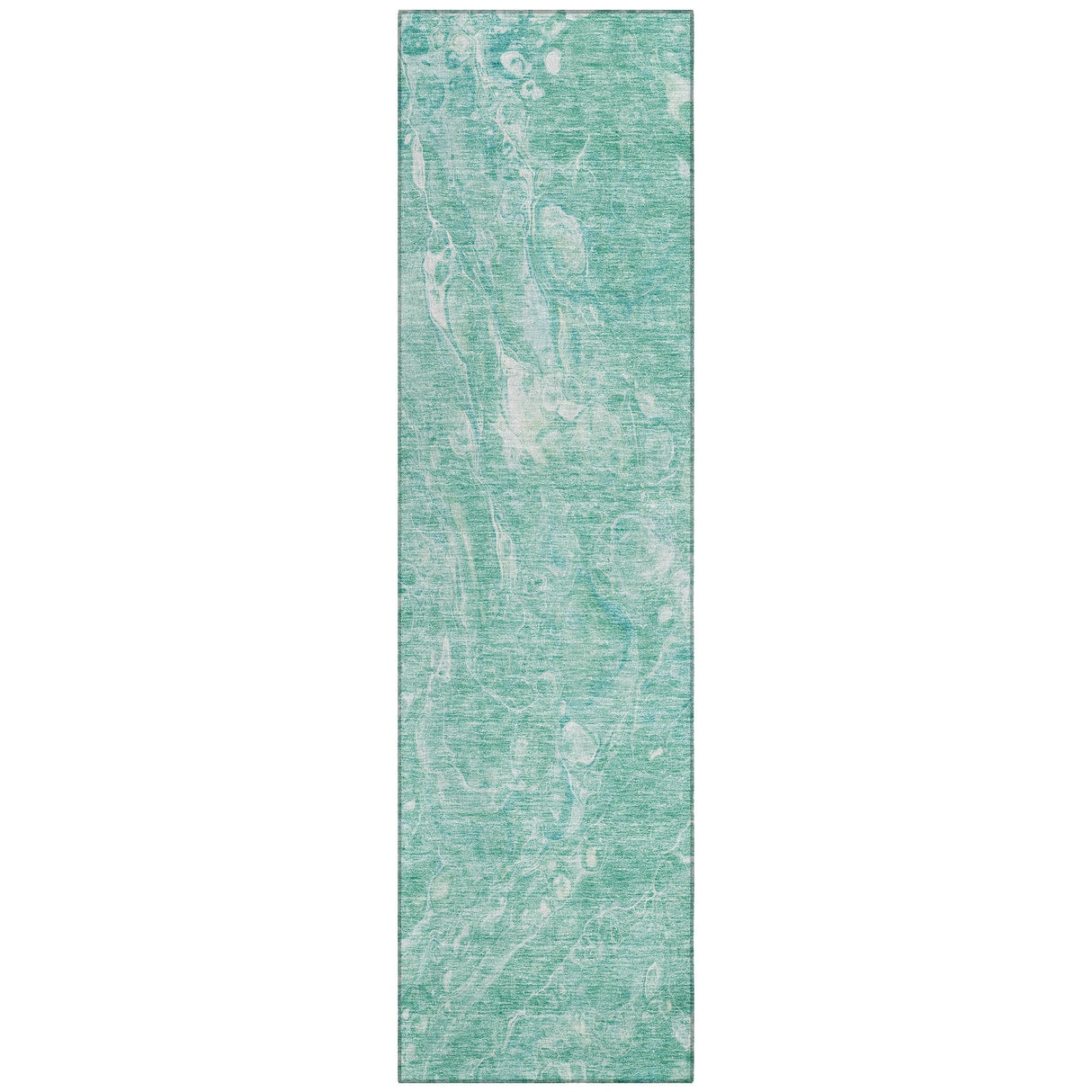 Machine Washable Indoor/ Outdoor Chantille Abstract Watercolor Rug