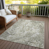Machine Washable Indoor/ Outdoor Chantille Abstract Watercolor Rug
