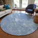 Machine Washable Indoor/ Outdoor Chantille Abstract Watercolor Rug