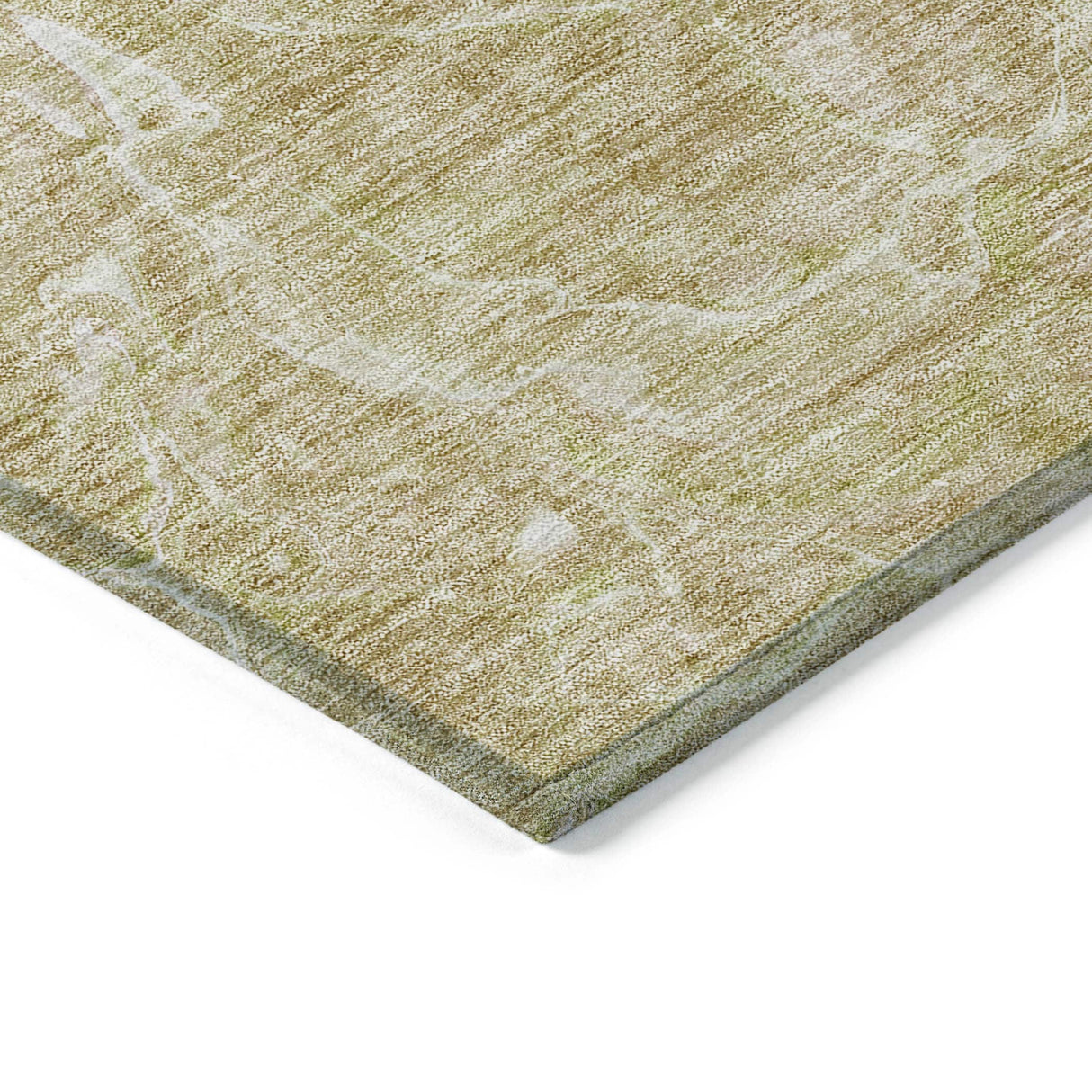 Machine Washable Indoor/ Outdoor Chantille Abstract Watercolor Rug