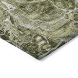 Machine Washable Indoor/ Outdoor Chantille Abstract Watercolor Rug