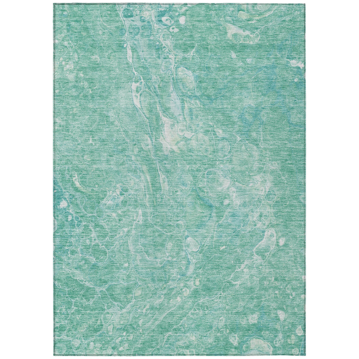 Machine Washable Indoor/ Outdoor Chantille Abstract Watercolor Rug