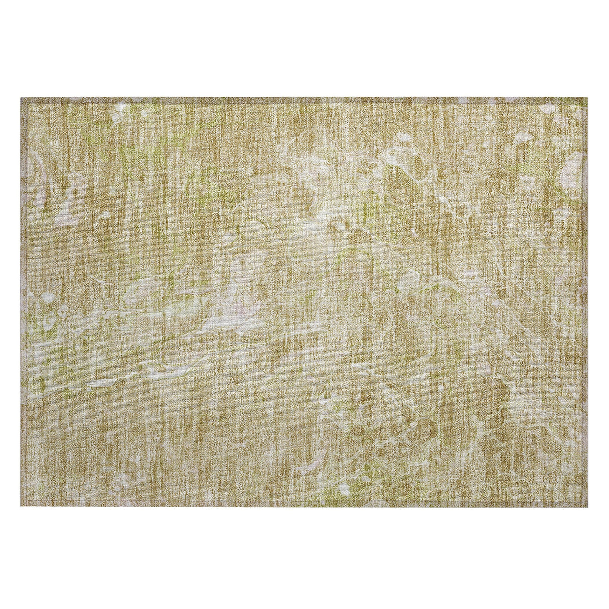 Machine Washable Indoor/ Outdoor Chantille Abstract Watercolor Rug