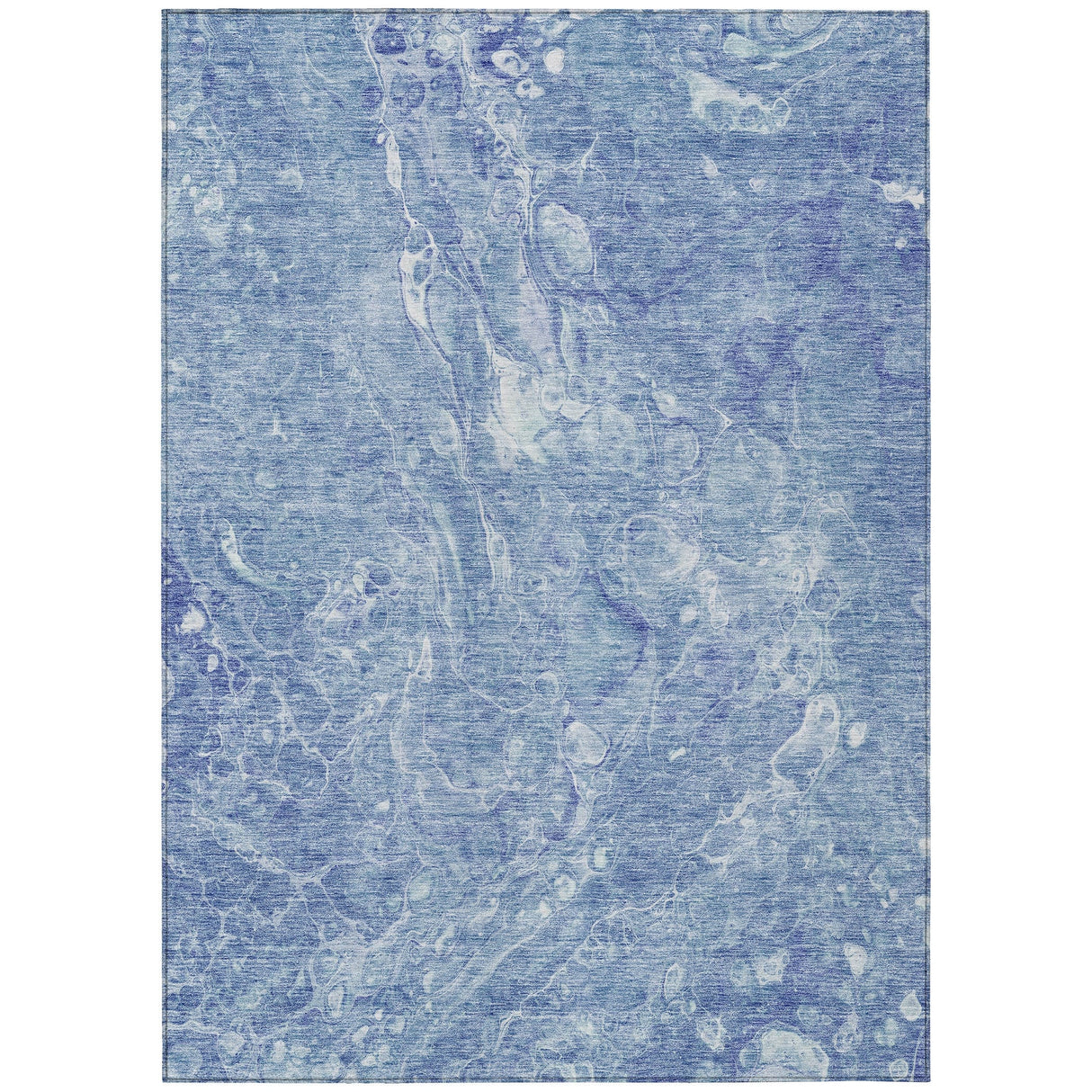 Machine Washable Indoor/ Outdoor Chantille Abstract Watercolor Rug