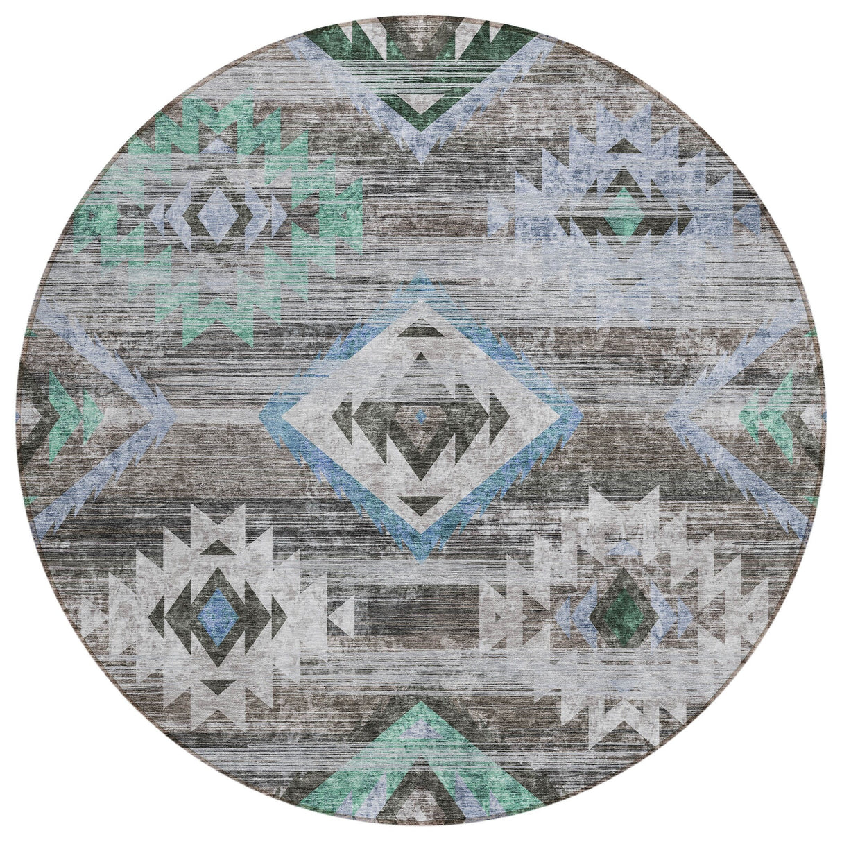 Machine Washable Indoor/ Outdoor Chantille Boho Global Rug