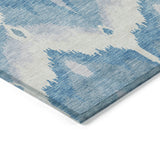 Machine Washable Indoor/ Outdoor Chantille Boho Ikat Rug