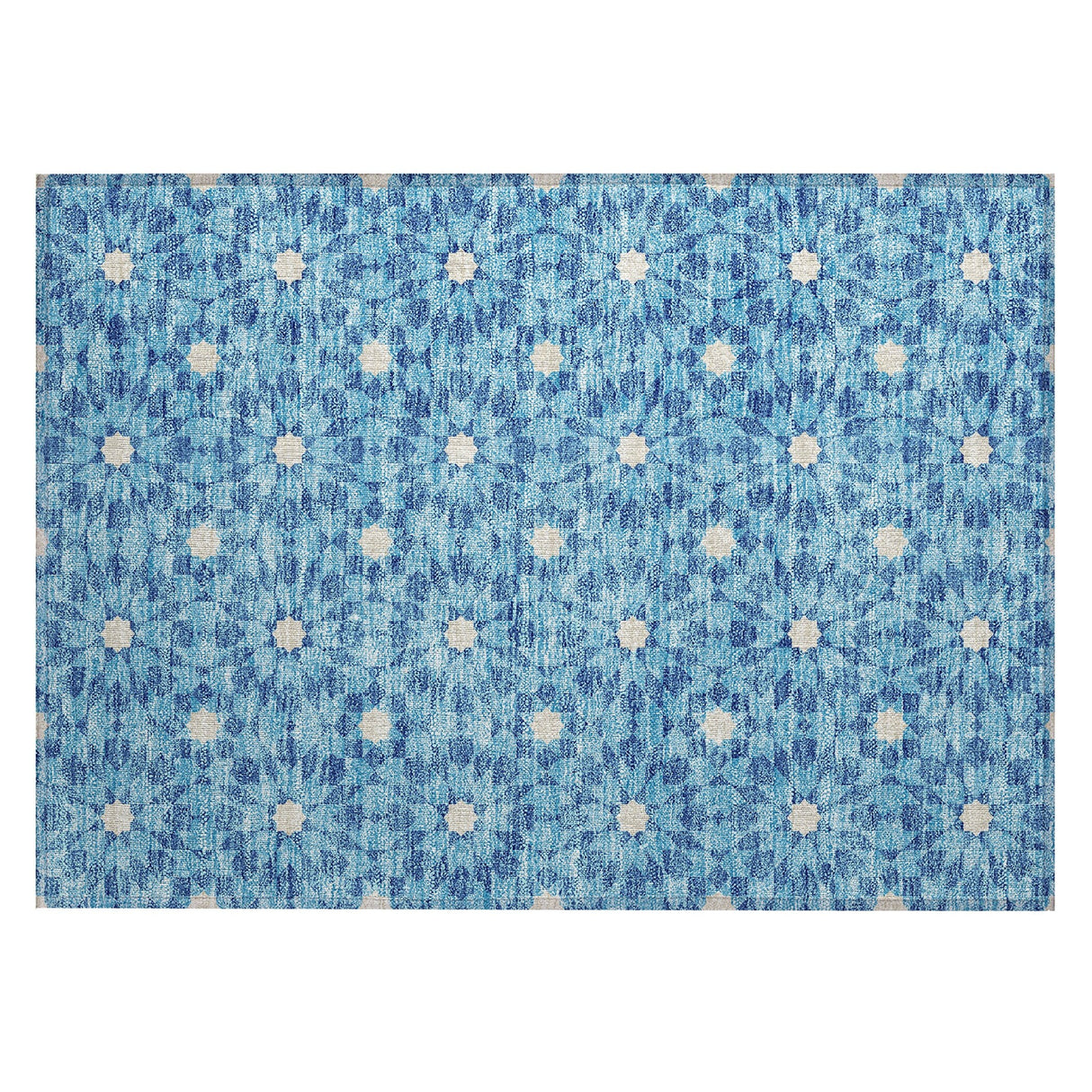 Machine Washable Indoor/ Outdoor Chantille Boho Morrocan Rug